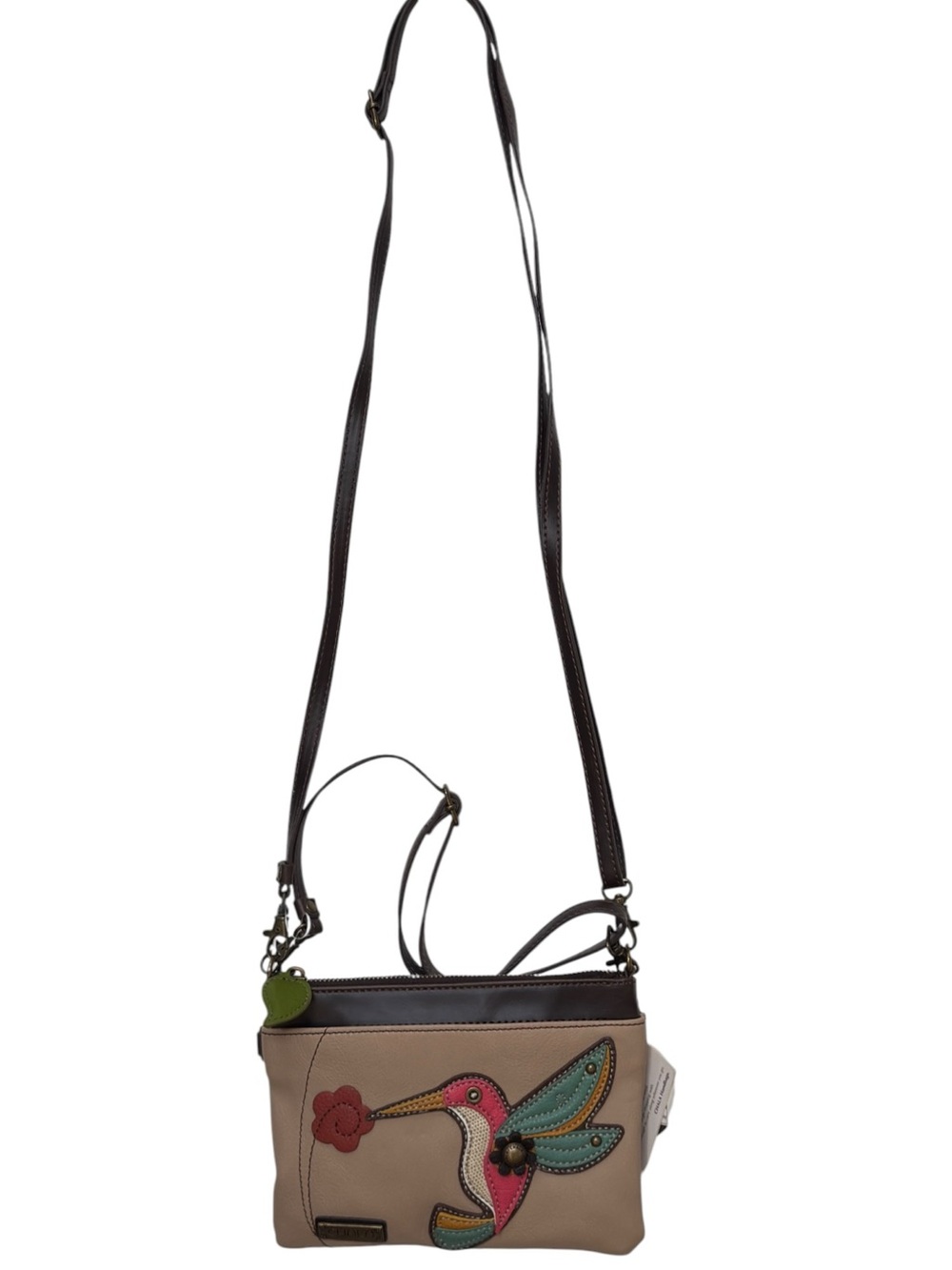 Chala Hummingbird Colorful Mini Crossbody Bag Zip Purse. NEW. - Picture 2 of 9
